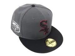 ■新品■未使用■ NEWERA ニューエラ 59FIFTY シカゴホワイトソックス COMISKEYPARK1991 ポリエステル キャップ 帽子 グレー系 FG9688