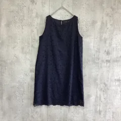 GRAY MAGIC グレイマジック　ノースリーブひざ丈ワンピース　黒　花柄刺繍　レディース　Mサイズのサムネイル