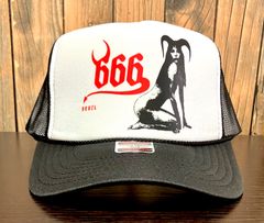 666 DEVIL  メッシュトラッカーキャップ