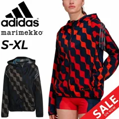 アディダス マリメッコ ウインドブレーカー レディース adidas Marimekko ジャケット アウター/ランニング ジムウェア ジョギング スポーツ 女性 上着/RH125