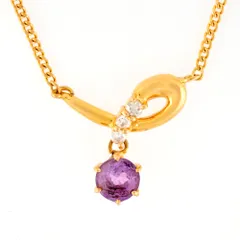 ヴァンドーム青山 Vandome Aoyama ネックレス アメジスト K18YG【中古】