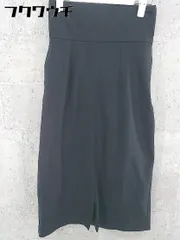 ◇ KBF アーバンリサーチ サイドジップ 膝下丈 スカート サイズONE ブラック レディース 【中古】 【1002801674403】