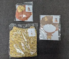 3coins　スリコ　節分　コスチューム　キッズ用　鬼のパンツS　赤鬼のウィッグ　赤鬼のお面　3点セット