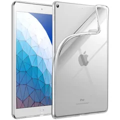 JEDirect iPad Pro 10.5インチ および iPad Air 3 (10.5インチ 2019、第3世代)用ケース ソフトTPU 透明 スリム 耐衝撃 タブレットカバー (クリア)