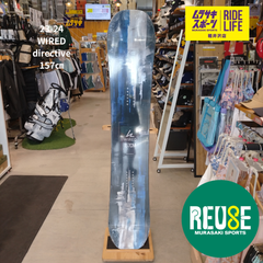 【ムラスポ公式】WIRED ワイヤード　 DERECTIVE ディレクティブ　157cm　23-24　メンズ　未使用　極上品　スノーボード　中古品（USED）