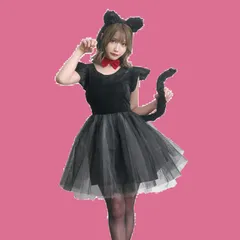 【人気商品】クリアストーン(Clearstone) コスプレ ハロウィン プティシャノワール 黒猫 レディース ブラック