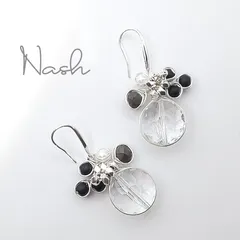 モノクローム ピアス ーNoir et blancー S925