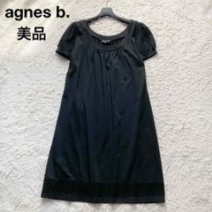 美品】agnes b. アニエスベー プリーツドッキングワンピース size3