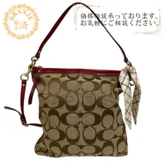 COACHコーチ 2WAY シグネチャー ショルダーバッグ バッグ カバン 斜めがけ 肩掛け ブランド  ベージュ レディース