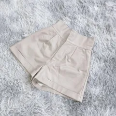 【良品】GRL グレイル  ショートパンツ【S】モード  カジュアル  レディース  ベージュ系  明るい薄茶色【送料無料】