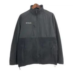 Columbia コロンビア フリースジャケット アウトドア ブラック (メンズ L) 中古 古着 T0467