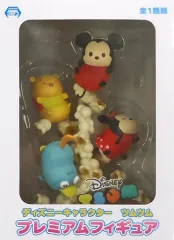 【中古】フィギュア ミッキー＆ミニー＆プーさん＆ペリー 「ディズニー TSUM TSUM -ツムツム-」 プレミアムフィギュア