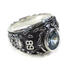 【中古】銀製品・指輪・アクセサリー(キャラクター) オクタヴィネル寮 カレッジリング 9号 「ディズニー ツイステッドワンダーランド×JAM HOME MADE」