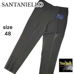 【新品・タグ付き】サンタニエッロ SANTANIELLO パンツ カジュアルスラックス グリーン 48 メンズのサムネイル