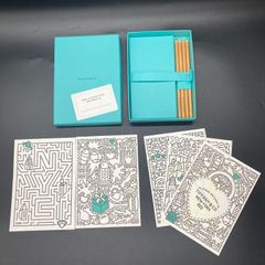 ★送料無料 ティファニーぬりえ 非売品 書き込みあり 中古品★