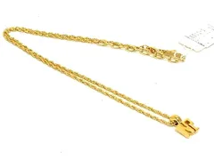 ■美品■ NINA RICCI ニナリッチ ロゴモチーフ ネックレス ペンダント アクセサリー レディース ゴールド系 DK0259