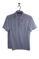 【美品】NIKE GOLF(ナイキゴルフ) ポロシャツ 白 メンズ L ゴルフ用品 2410-0027 中古