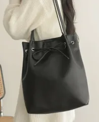 ☆新品☆ ALTROSE リボン A4 トートバッグ ブラック