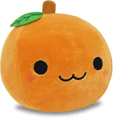 Lamplanning ぬいぐるみ マスコット かわいい ふわふわ やわらか クッション おもちゃ 癒し プレゼント 置物 みかん オレンジ( みかん オレンジ)