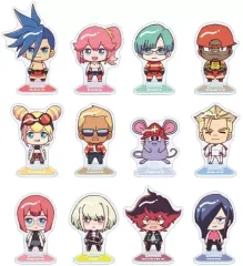 【中古】アクリルスタンド・アクリルパネル 全12種セット 「プロメア トレーディング ちょこんと! アクリルスタンド」
