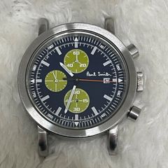 希少】Paul Smith ポールスミス 腕時計 プレシジョン クロノ 黒調 