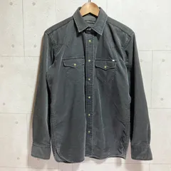 RECENCY OF MINE リーセンシーオブマイン コーデュロイ シャツ 長袖 トップス 48 ブラック 黒 メンズ SG338-1のサムネイル