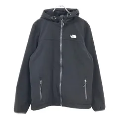 THE NORTH FACE ノースフェイス WINDWAL ソフトシェルジャケット アウトドア ブラック(メンズ M)中古 古着 v3824
