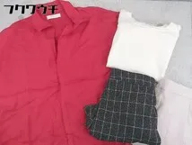 ◇ 《 CECIL McBEE まとめ売り4点セット Mサイズのみ シャツ セーター スカート キュロット レディース 》  【1103150014510】