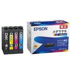 ■送料無料■純正■EPSON MED-4CL インクカートリッジ メダマヤキ ４色パック　EW-056A EW-456A対応インク