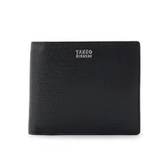 [ タケオキクチ ] 財布 【ソフト&ナチュラル】ミニメッシュ レザー 2つ折り財布 07001520 メンズ ネイビー(593) 00 [ネイビー(593)] [00]