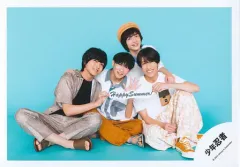 【中古】生写真(ｼﾞｬﾆｰｽﾞ) 少年忍者/ウ゛ァサイェガ渉・川崎皇輝・豊田陸人・川崎星輝/横型・全身/Greeting Photo ～Summer Vacation 2022～/公式生写真