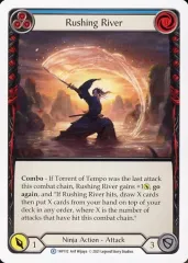 【中古】Flesh and Blood 1HP112[R]：Rushing River (3)
