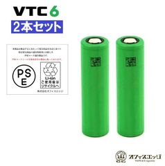 【2本セット】VTC6 MURATA 【2本セット】VTC6 3000mAh MURATA/18650フラットトップ 電子タバコ ベイプ バッテリー vape vtc battery 電池 リチウム battery ムラタ むらた [J-47]