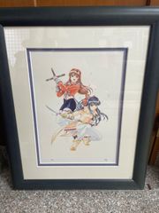 サクラ大戦 乙女 リトグラフ 78/150 赤　保証書付き サクラ大戦 乙女 リトグラフ 78/150 赤 保証書付き Libro de