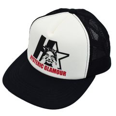 HYSTERIC GLAMOUR STAR EVIL メッシュキャップ　ブラック HYSTERIC GLAMOUR]STAR EVIL メッシュキャップ/BLACK(02243QH02