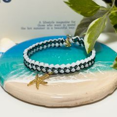 幸せを運ぶブレスレット アンクレット ハワイアン 【ホワイト+