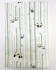 ガーゼバスタオル パンダ ホワイト 沐浴 3重ガーゼ おくるみ ブランケット 新品 日本製