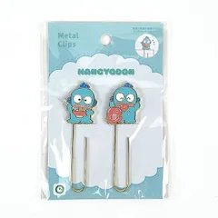 サンリオ メタルクリップセット ハンギョドン 文具 学校 オフィス