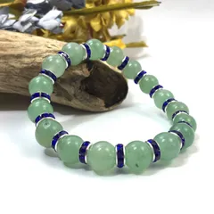アベンチュリン パワーストーン ブレスレット 天然石 10mm （ダークブルー）メンズ・レディース 男性・女性 数珠ブレス 開運  [3] 