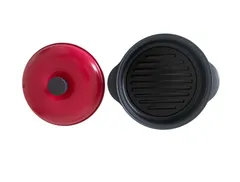 電子レンジ用調理器具魚焼きさんまサバー焼き 食器洗浄機乾燥機対応 レシピ付き レシピ付き正規品電子レンジ用調理器具 (レッド, 28 x 23 x 9 cm)のサムネイル