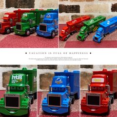 新品未使用　限定出品　ディズニー　カーズ　マック　トラック　トレーラー　4セット 新品未使用 限定出品 ディズニー カーズ マック トラック