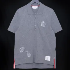 y*1様 THOM BROWNE ネイビー ポロシャツ　サイズ1 y*1様 THOM BROWNE ネイビー ポロシャツ サイズ1