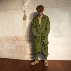 オールインワン(US ARMY ヴィンテージクロスリメイク)#つなぎ【T.K GARMENT SUPPLY】