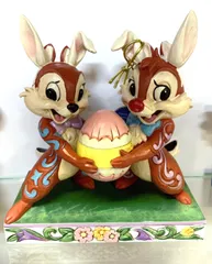 新品実店舗併売【Disney Traditions】チップとデール イースター ディズニー ジムショア フィギュア 置物 人形 Chip 'n Dale Easter ディズニートラディションズ JIM SHORE