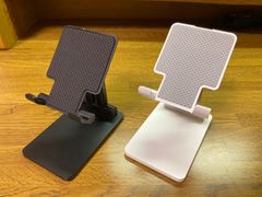 折りたたみ式 コンパクト スマホスタンド ホワイト ブラック