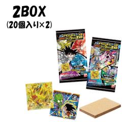 【新品未開封】ドラゴンボール 超戦士シールウエハース超 最強への大冒険 2BOX (20個入り×2)