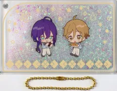 【中古】キーホルダー 礼瀬マヨイ＆真白友也 スノードーム風リキッドアクリルキーホルダー 「あんさんぶるスターズ!! ENSEMBLE HOLIDAY!!×animatecafe」