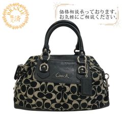 COACH コーチ F15443 シグネチャー ハンドバッグ バッグ カバン ブランド かわいい ハイブランド レディース ブラック レディース おすすめ 人気