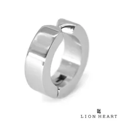 ライオンハート フラット イヤーカフ サージカルステンレス シルバー 片耳用 1点売り 金属アレルギー対応 メンズ ブランド LION HEART