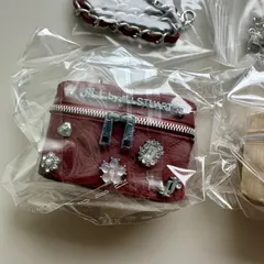 JILLSTUART ジルスチュアート ミニブローチバニティキーホルダー ガチャ WINE（ワイン）